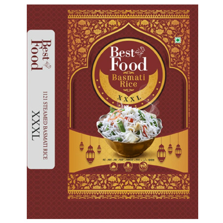 Best Food 1121 Steamed Basmati Extra Long Grain Rice